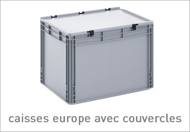 Caisse europe avec couvercle