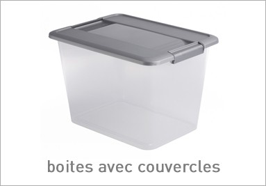 Boites avec couvercles