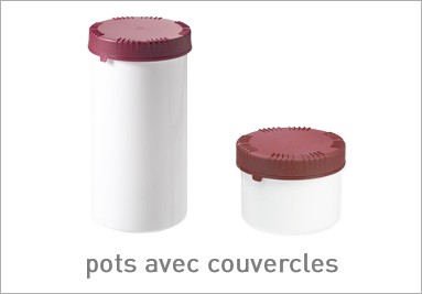 pots avec couvercles