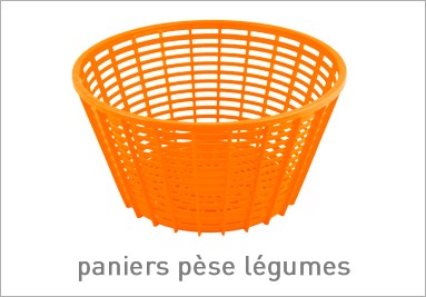 Paniers pèse légumes orange